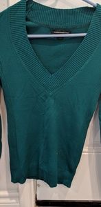 Green sweater Express XS